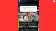 Screenshot of the response from the story on Instagram